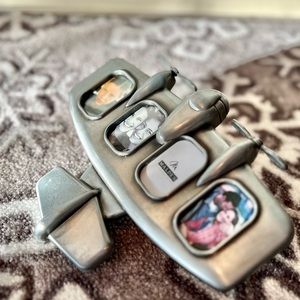 Malden Metallic Airplane Picture Frame